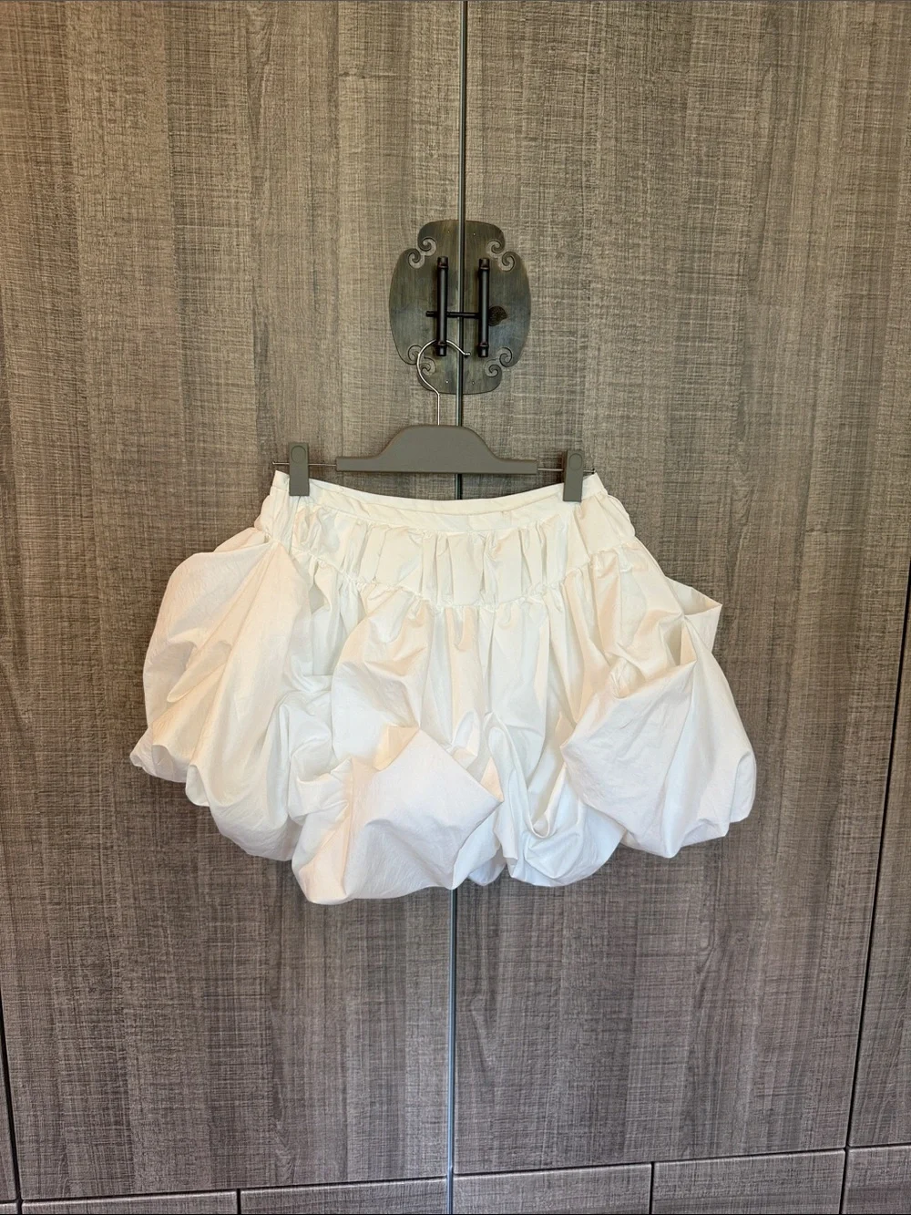 Zara Collection‎ White Balloon Mini Skirt